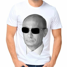 Футболка с принтом Путин в очках оригинальная